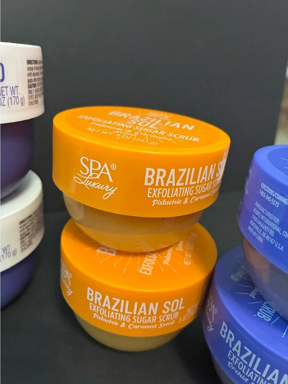 SPA Luxury Brazilian Body Butter & Body Scrubs Collection bundle